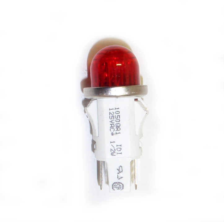 IDI 1050AQ1 125VAC Indicator Lamp Panel Mount Red 1051254 1/2W